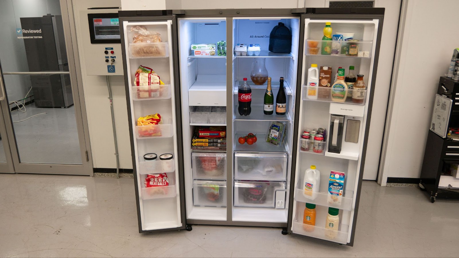 samsung side by side fridge