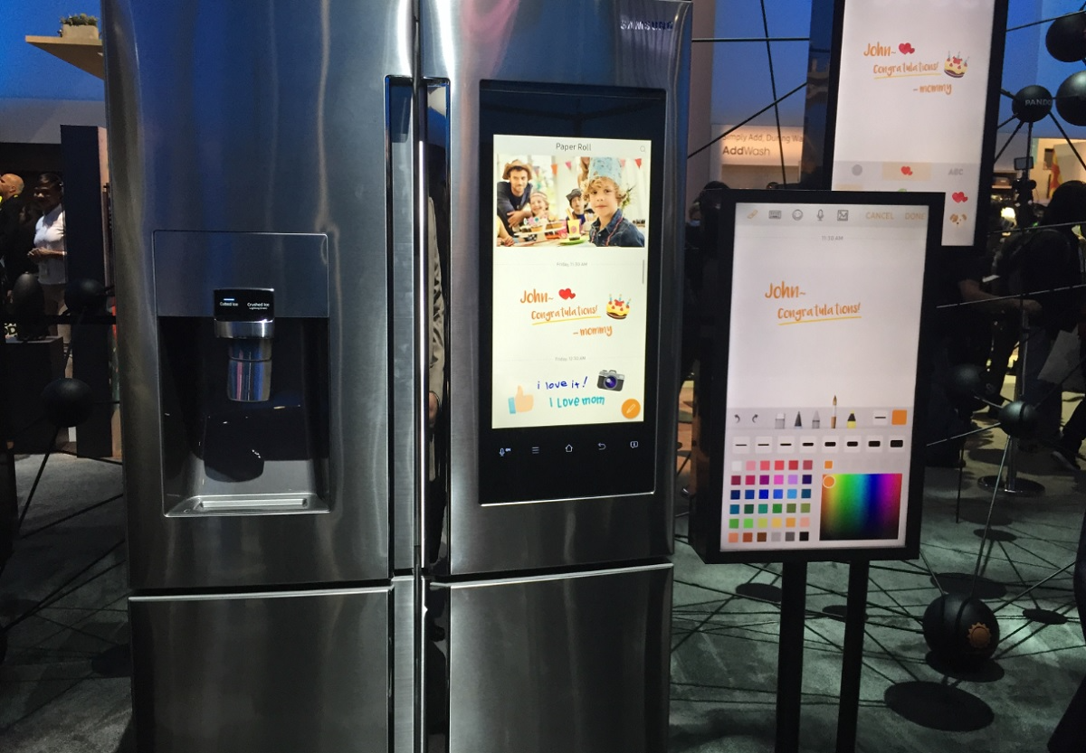 samsung smart hub fridge