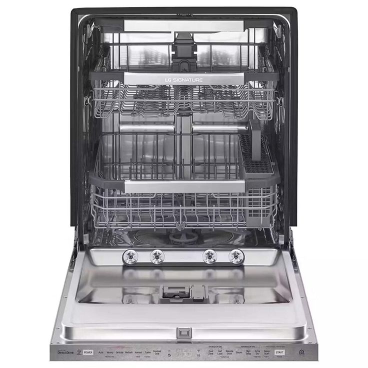 Three-shelf dishwasher